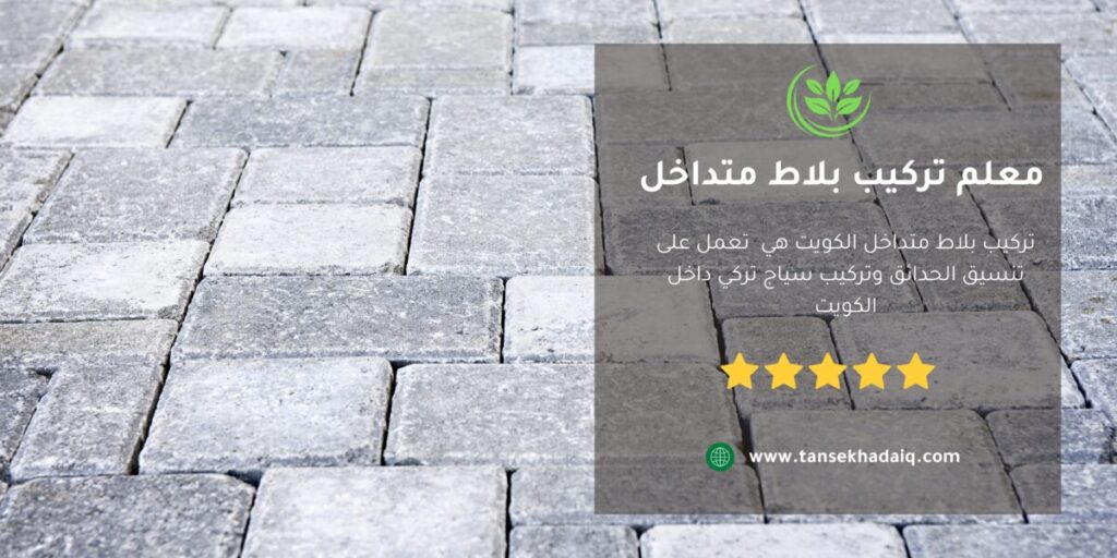 معلم تركيب بلاط متداخل